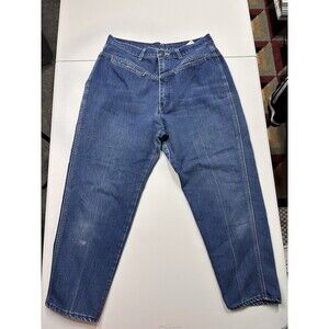 Gitano Women's Blue Jeans Size 32 Short Retro Vintage High Rise 90s